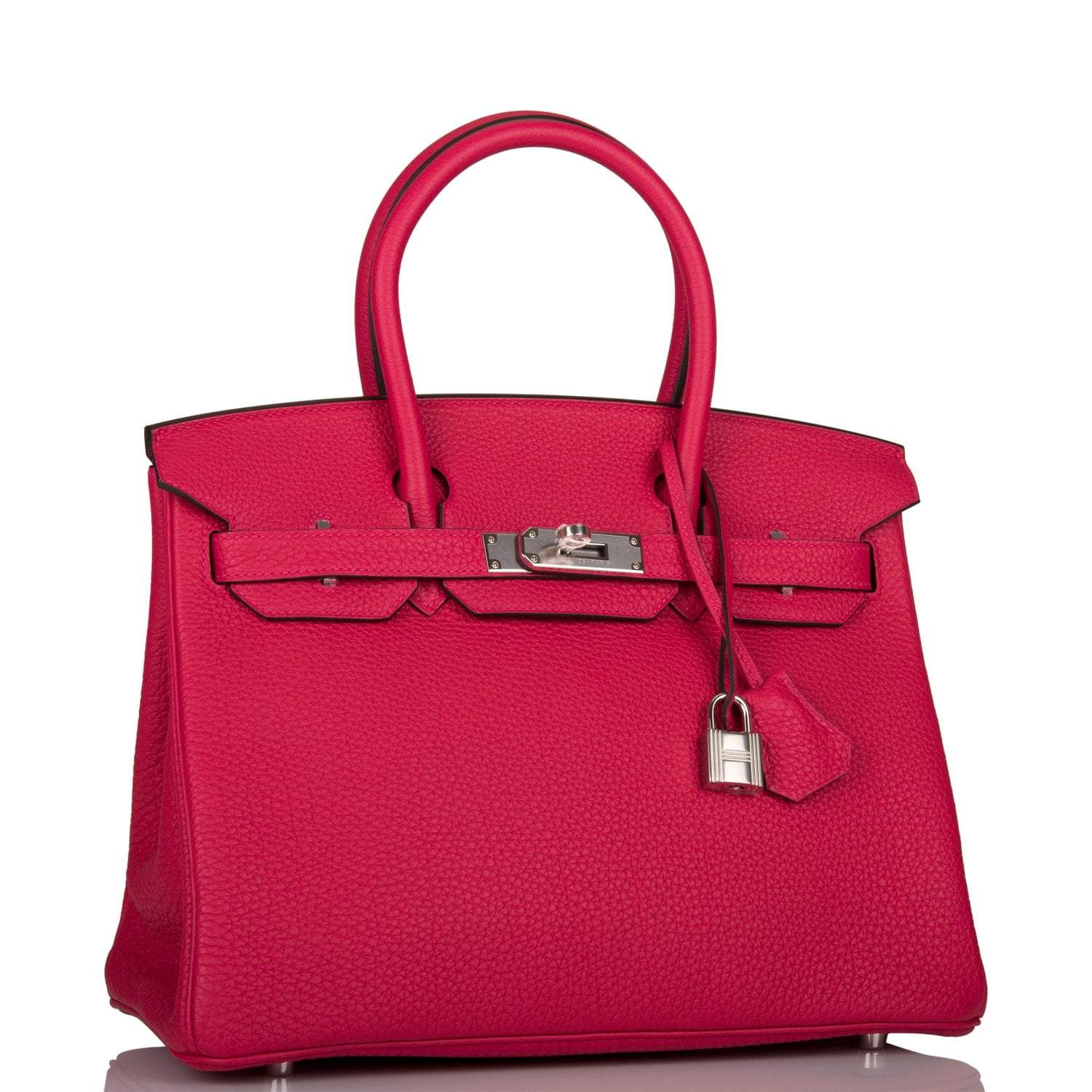 Hermes Birkin 30cm Framboise Togo Palladium Hardware