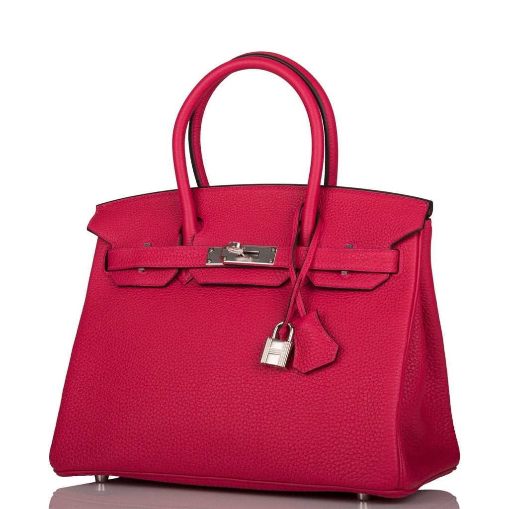 Hermes Birkin 30cm Framboise Togo Palladium Hardware