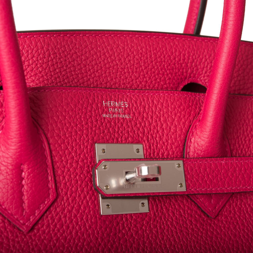 Hermes Birkin 30cm Framboise Togo Palladium Hardware