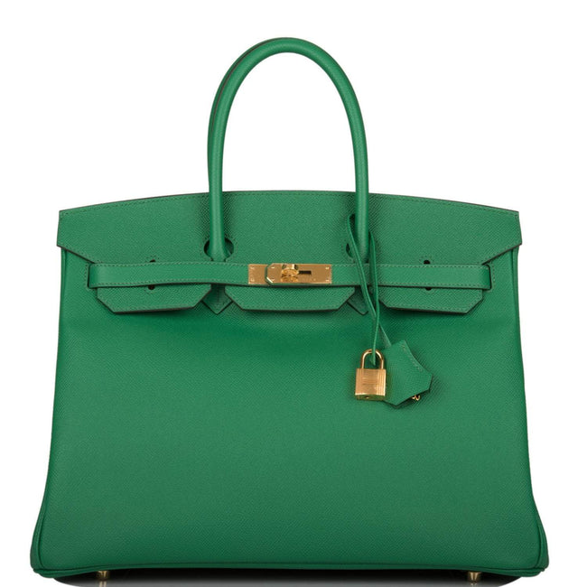 Hermes Cactus Epsom Birkin 35cm Gold Hardware Hover Image
