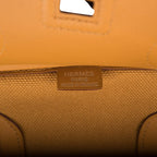 Hermes Birkin 35cm Desert/Sesame Swift and Toile Canvas "Cargo" Palladium Hardware