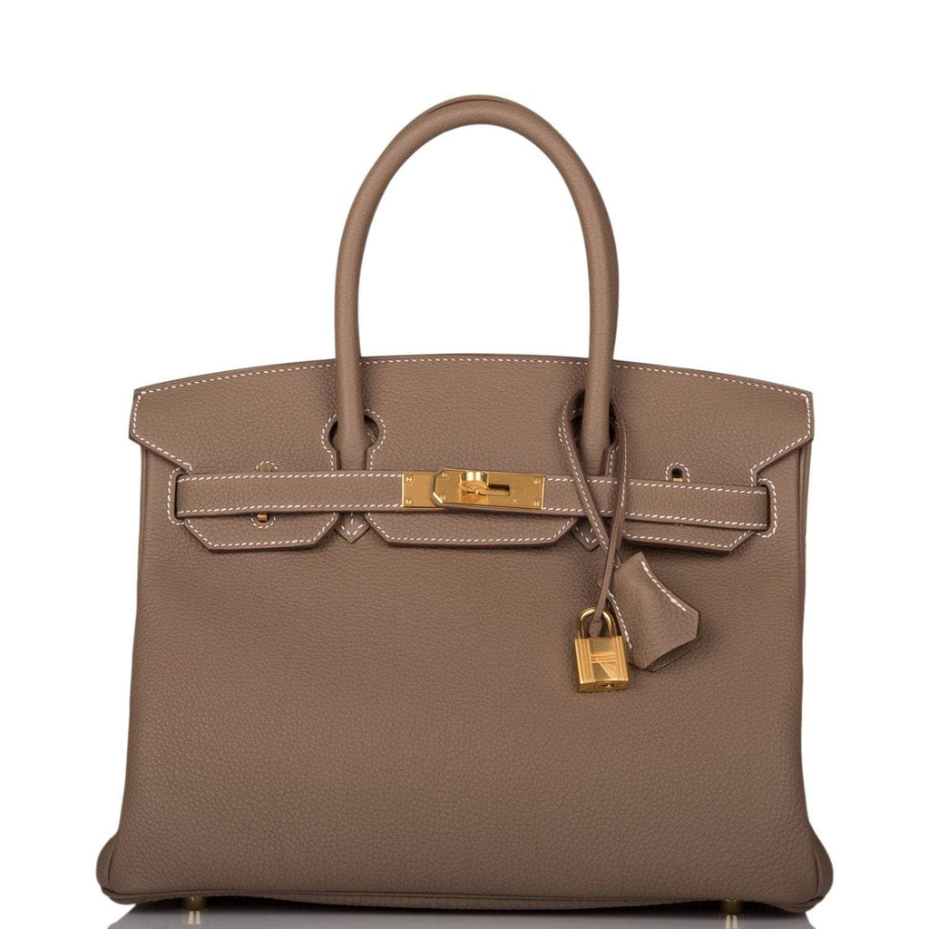 Hermes Birkin 30 Etoupe Togo Gold Hardware