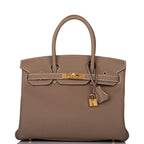 Hermes Birkin 30 Etoupe Togo Gold Hardware