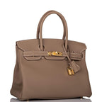 Hermes Birkin 30 Etoupe Togo Gold Hardware