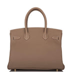 Hermes Birkin 30 Etoupe Togo Gold Hardware