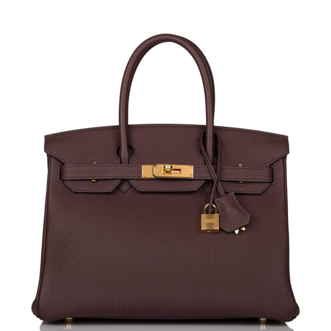 Hermes Rouge Sellier Togo Birkin 30cm Gold Hardware Hover Image