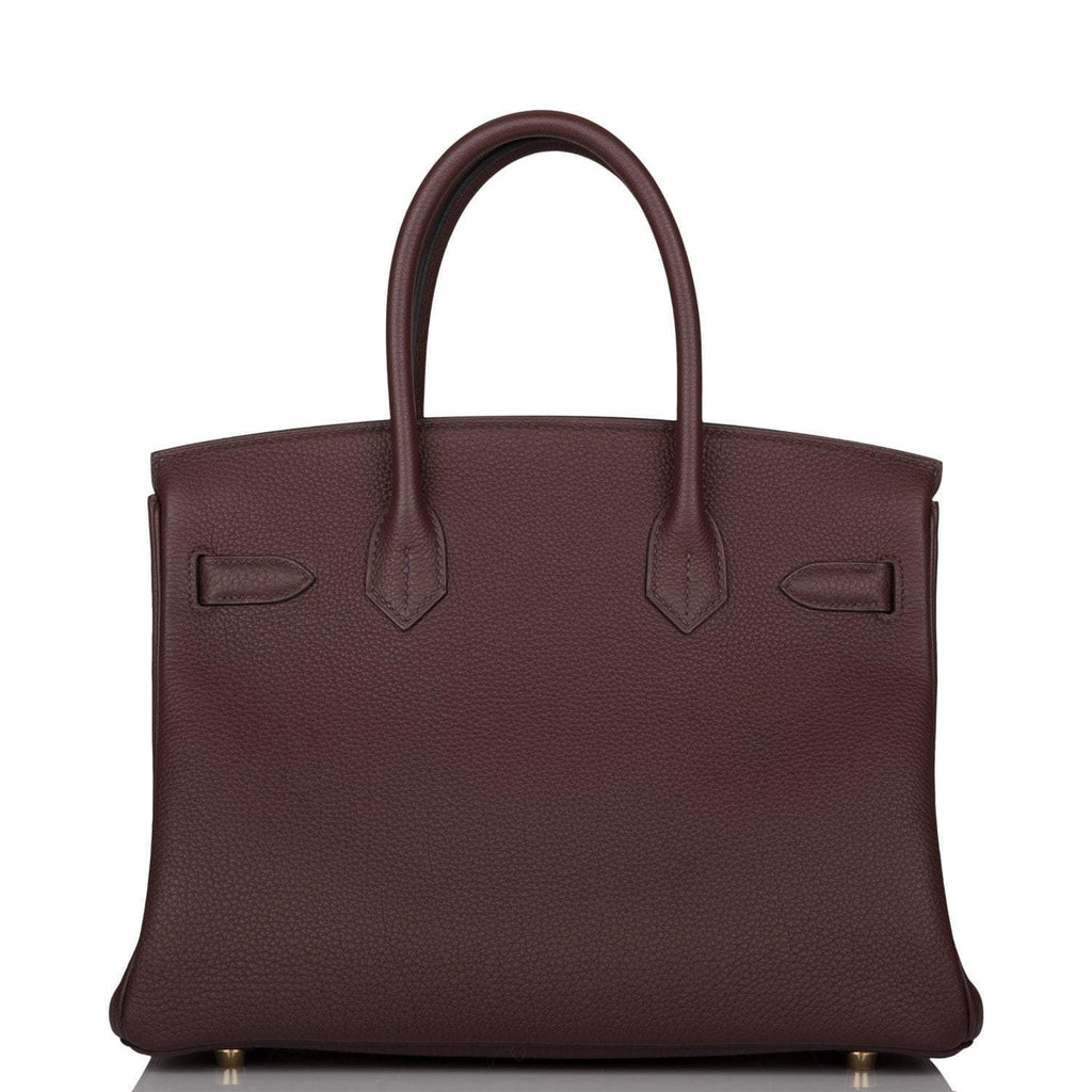 Hermes Rouge Sellier Togo Birkin 30cm Gold Hardware