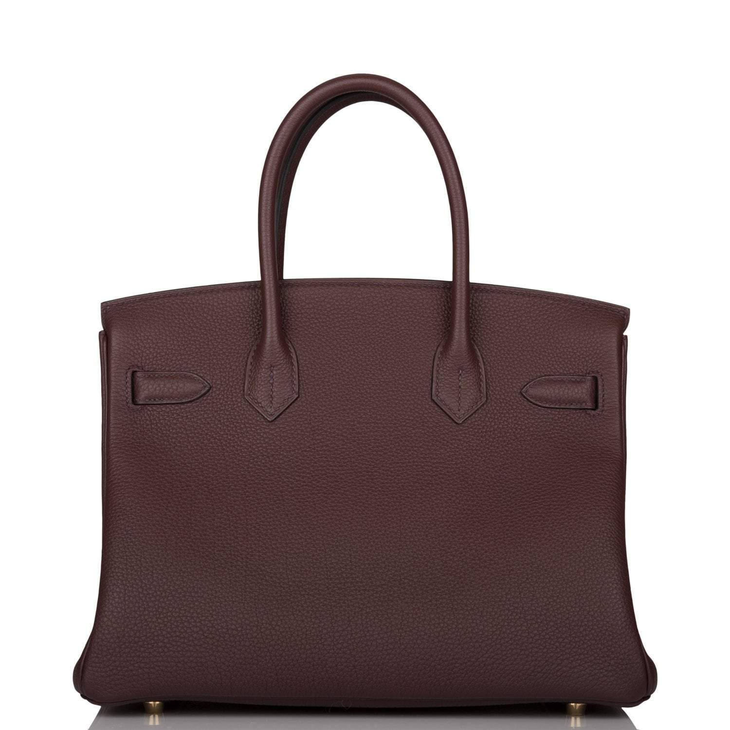 Hermes Rouge Sellier Togo Birkin 30cm Gold Hardware