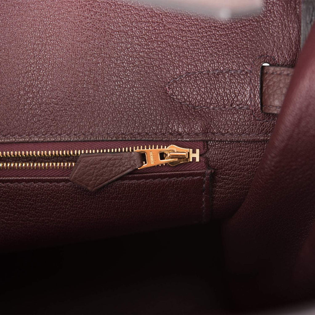 Hermes Rouge Sellier Togo Birkin 30cm Gold Hardware
