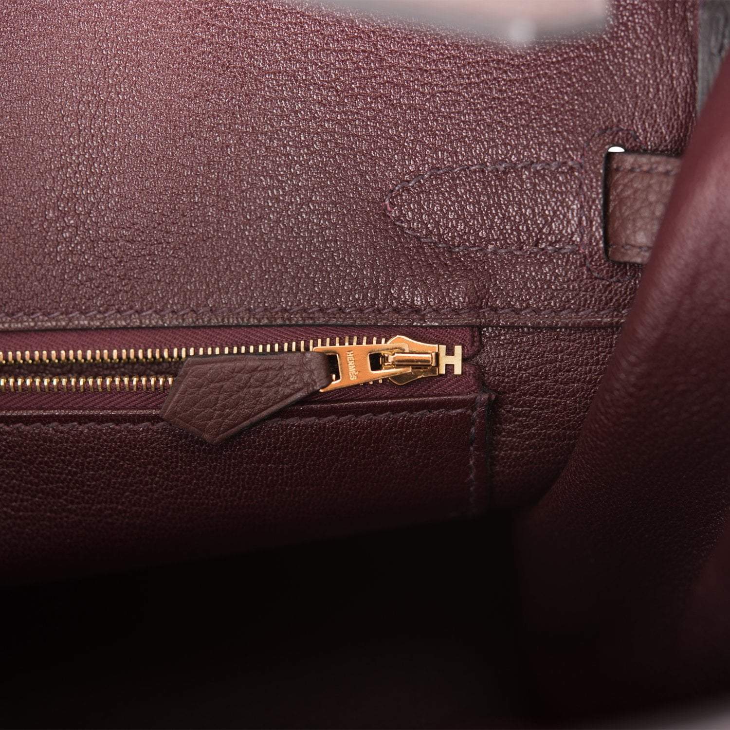 Hermes Rouge Sellier Togo Birkin 30cm Gold Hardware