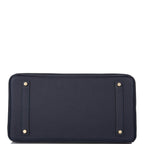 Hermes Bleu Nuit Togo Birkin 35cm Gold Hardware