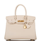 Hermes Craie Epsom Birkin 30cm Gold Hardware