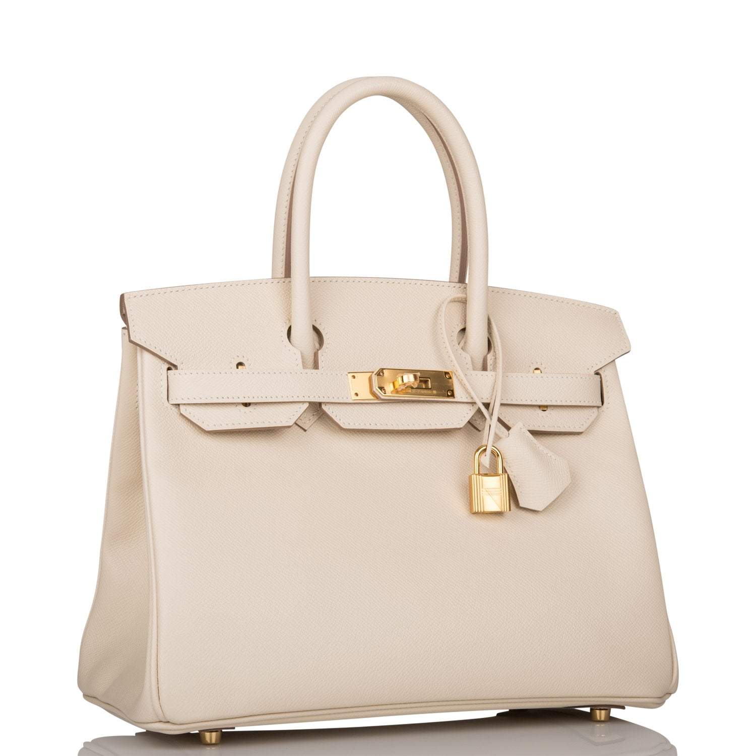 Hermes Craie Epsom Birkin 30cm Gold Hardware