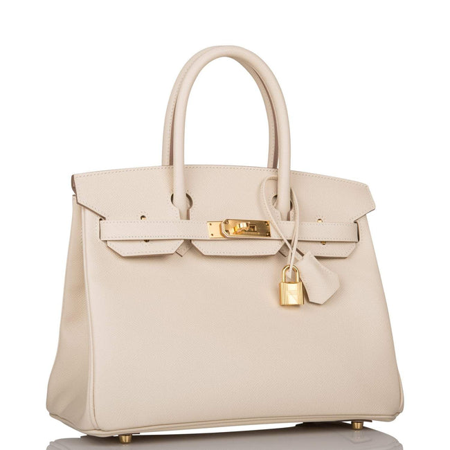 Hermes Craie Epsom Birkin 30cm Gold Hardware Main Image
