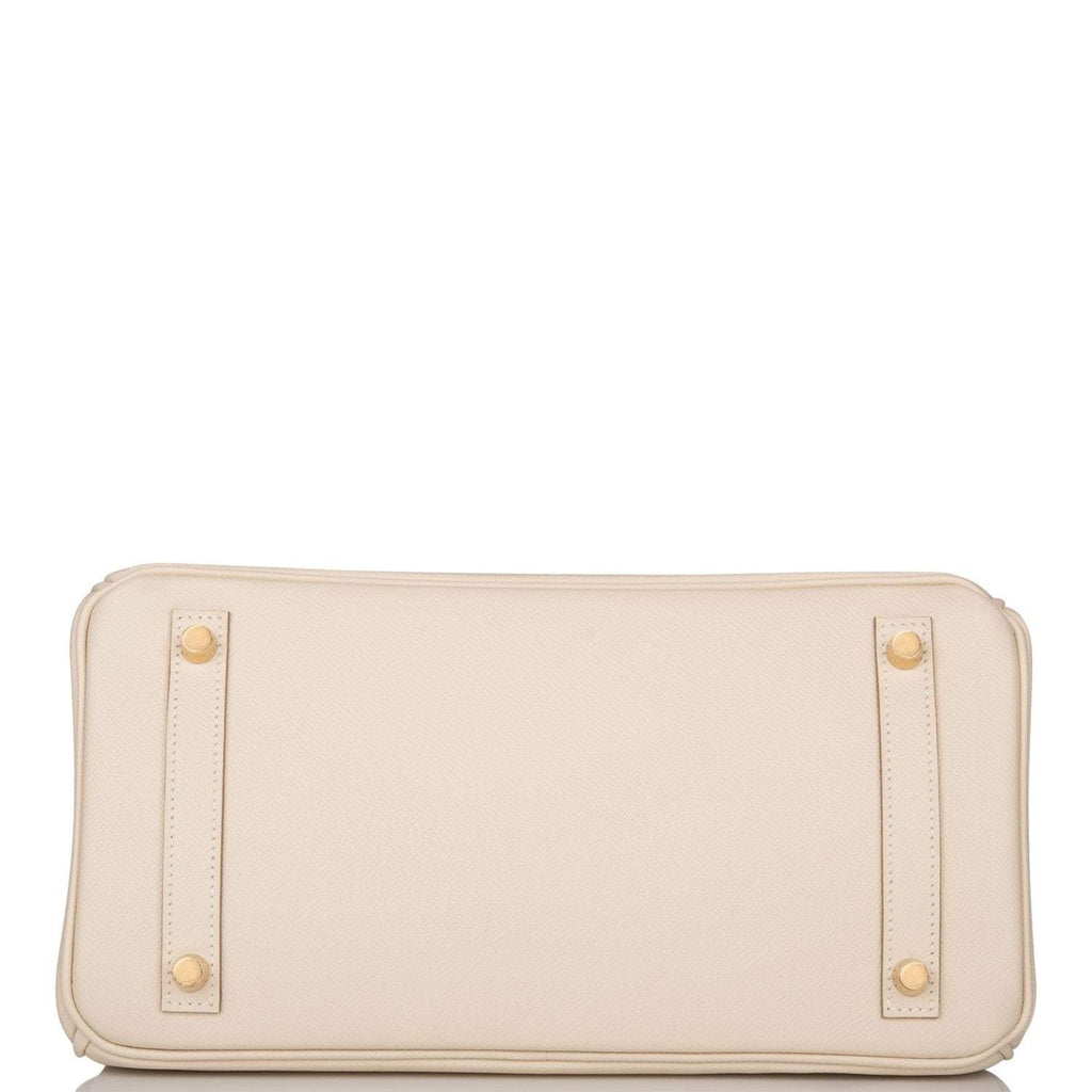 Hermes Craie Epsom Birkin 30cm Gold Hardware