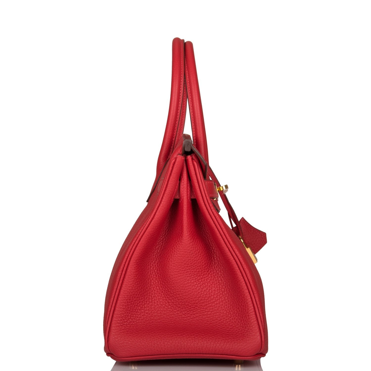 Hermes Birkin 30 Rouge Casaque Togo Gold Hardware