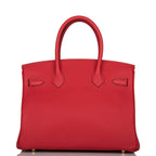 Hermes Birkin 30 Rouge Casaque Togo Gold Hardware