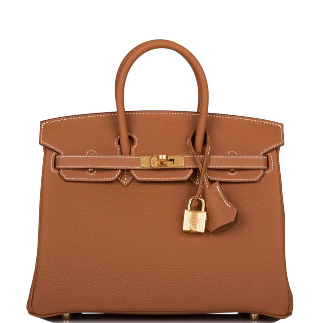 Hermes Birkin 25 Gold Togo Gold Hardware Hover Image