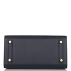 Hermes Birkin Sellier 25 Bleu Indigo Epsom Gold Hardware