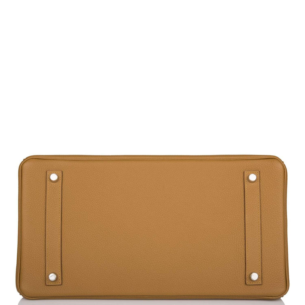 Hermes Birkin 35 Bronze D'Or Togo Palladium Hardware