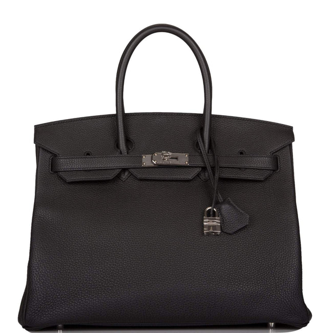 Hermes Birkin 35 Black Togo Palladium Hardware Hover Image