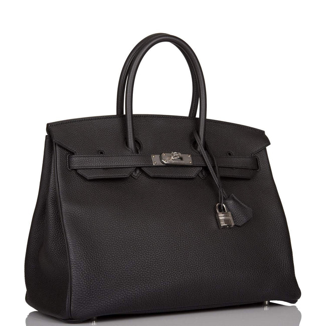 Hermes Birkin 35 Black Togo Palladium Hardware Main Image