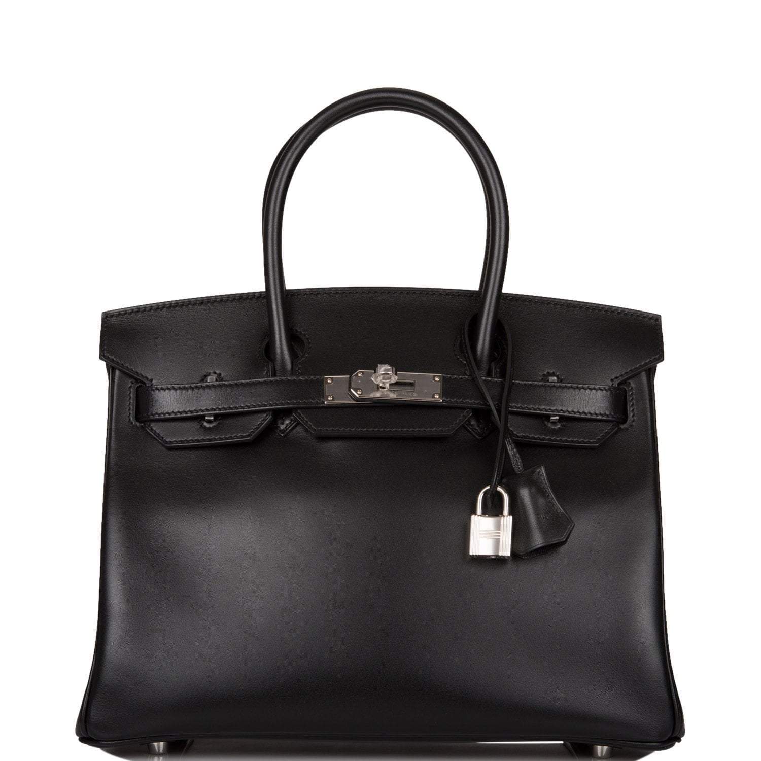 Hermes Birkin 30 Black Tadelakt Palladium Hardware