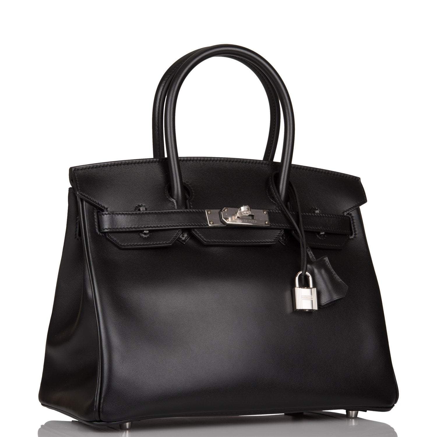 Hermes Birkin 30 Black Tadelakt Palladium Hardware