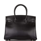Hermes Birkin 30 Black Tadelakt Palladium Hardware