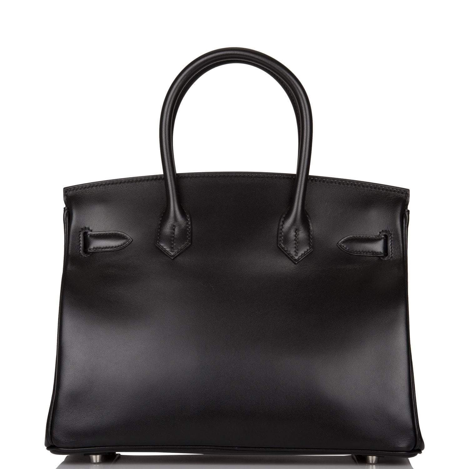 Hermes Birkin 30 Black Tadelakt Palladium Hardware