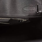 Hermes Birkin 30 Black Tadelakt Palladium Hardware