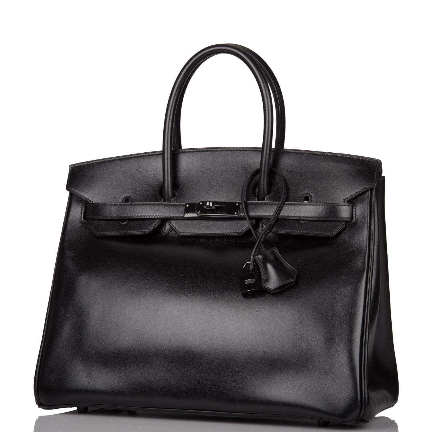 Hermes Birkin 35cm  SO Black Box Black Hardware