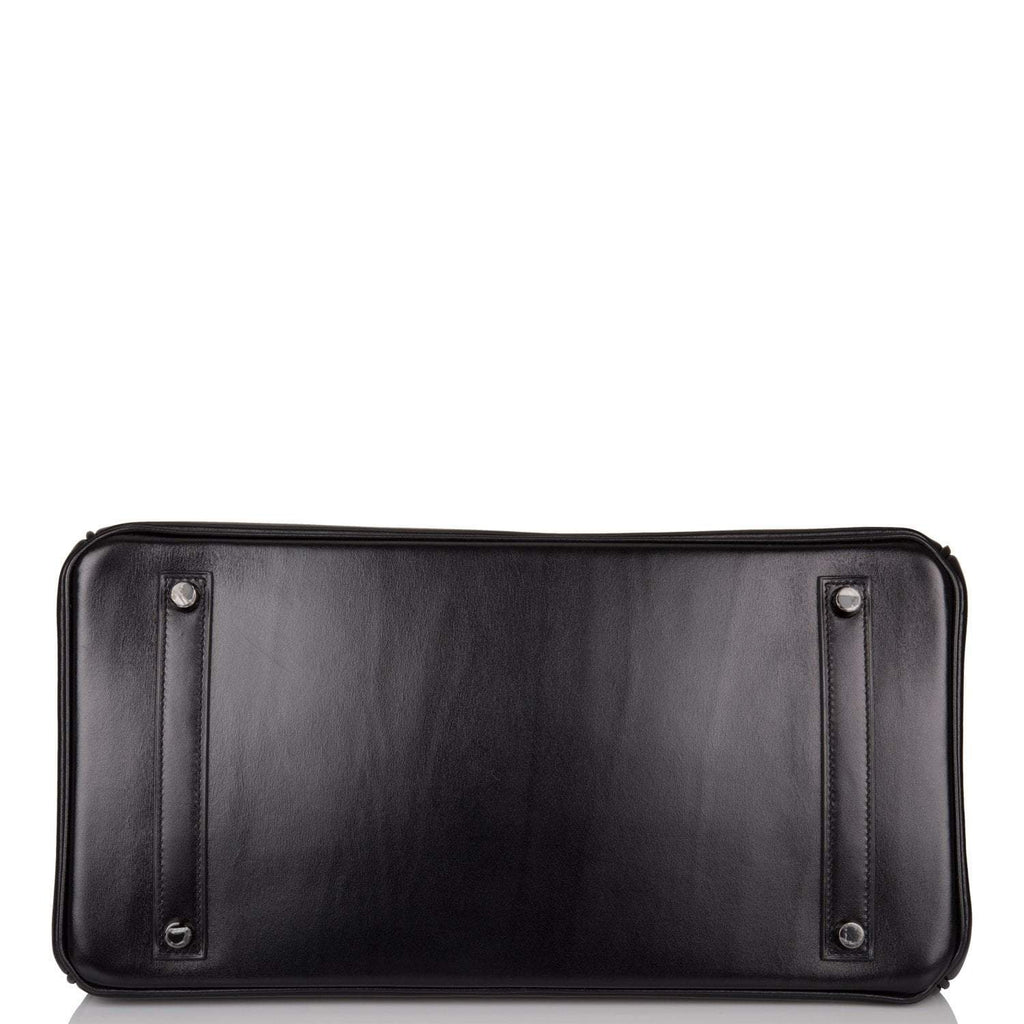 Hermes Birkin 35cm  SO Black Box Black Hardware