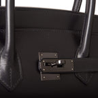 Hermes Birkin 35cm  SO Black Box Black Hardware