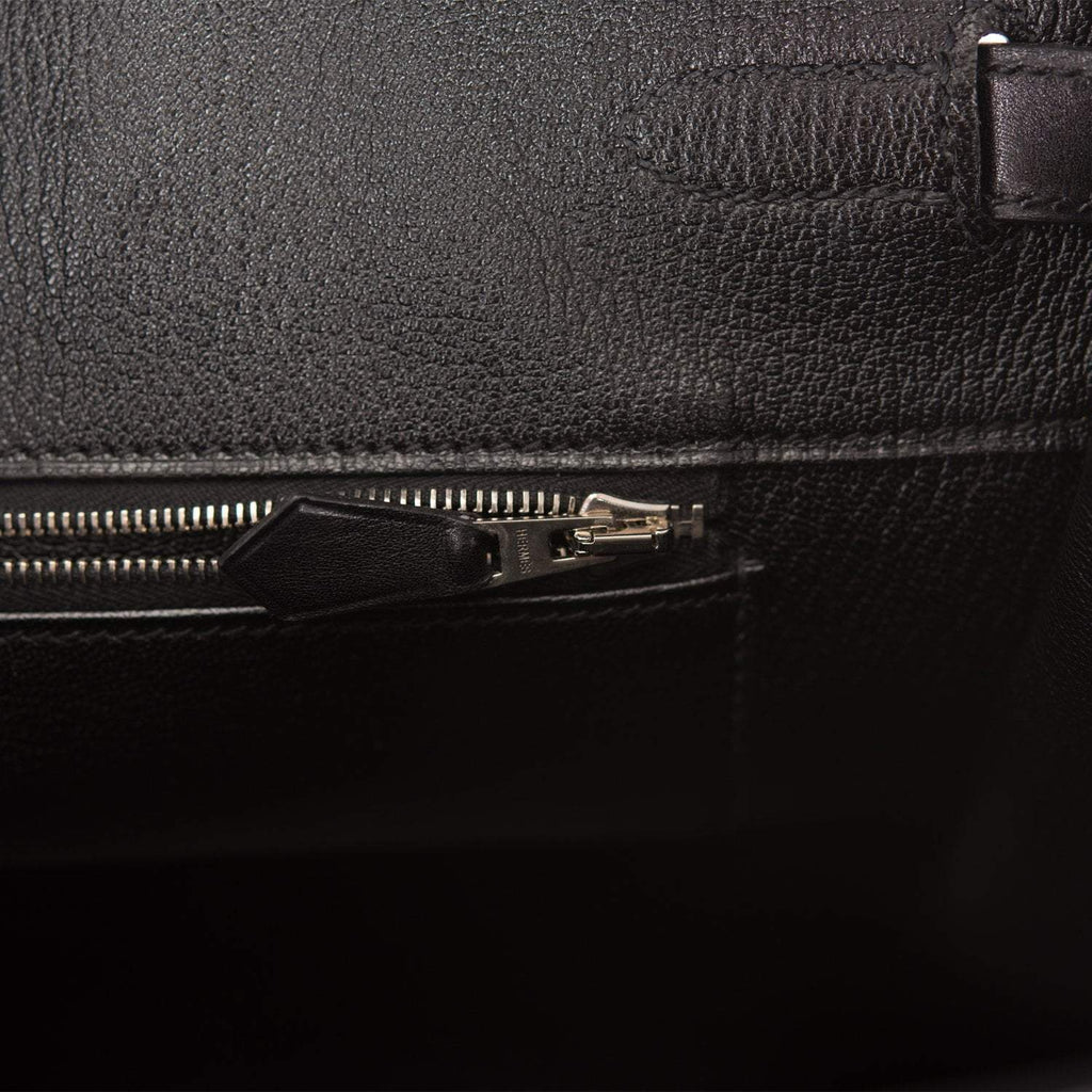 Hermes Birkin 35cm  SO Black Box Black Hardware