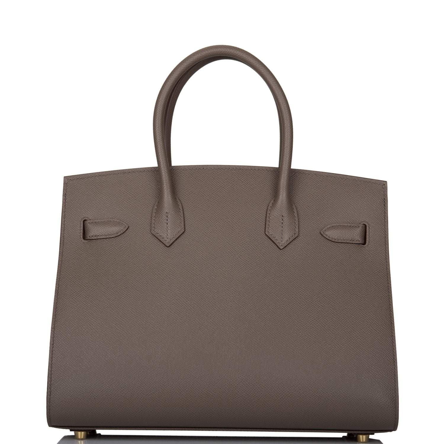 Hermes Etain Epsom Sellier Birkin 30cm Gold Hardware