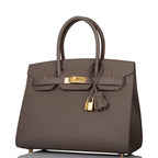Hermes Etain Epsom Sellier Birkin 30cm Gold Hardware