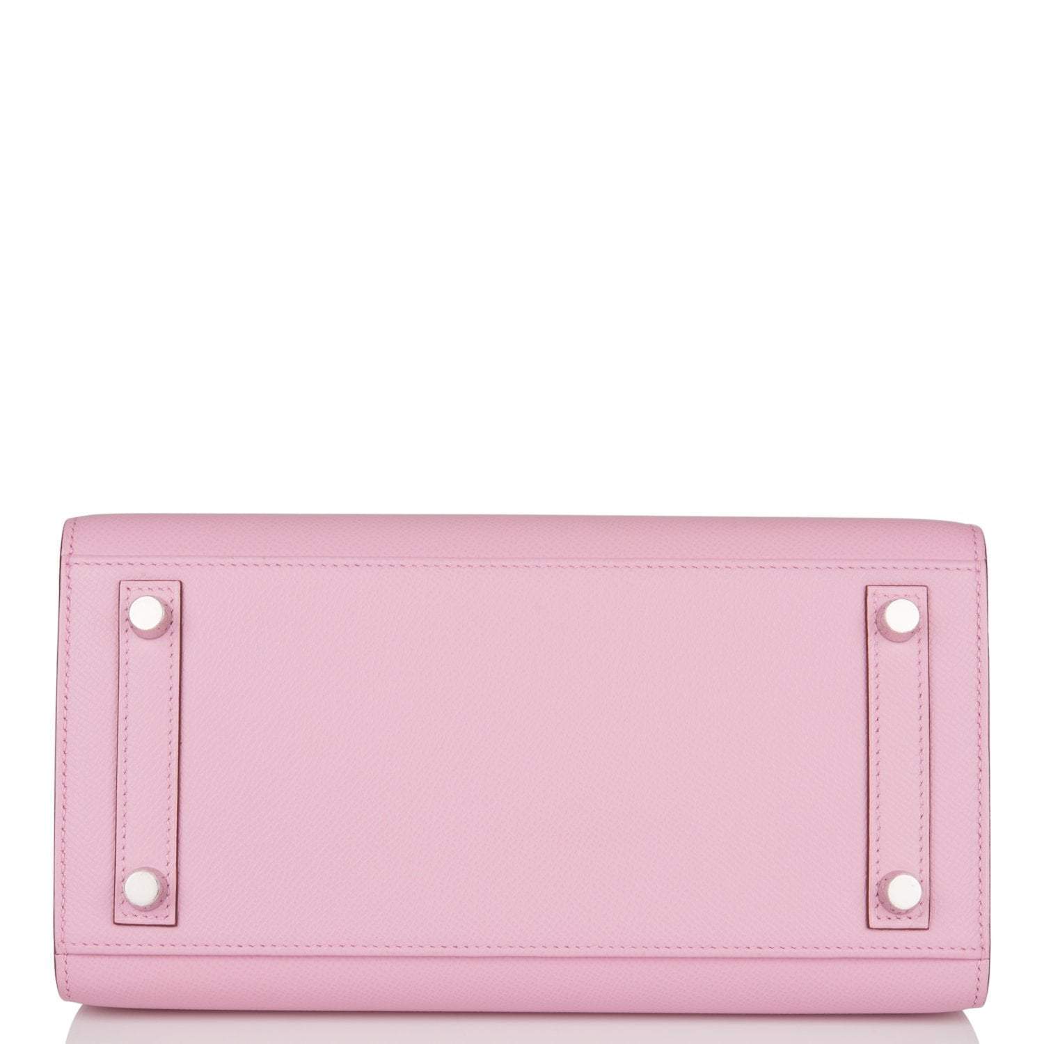 Hermes Birkin 25 Mauve Sylvestre Sellier Veau Madame Palladium Hardware