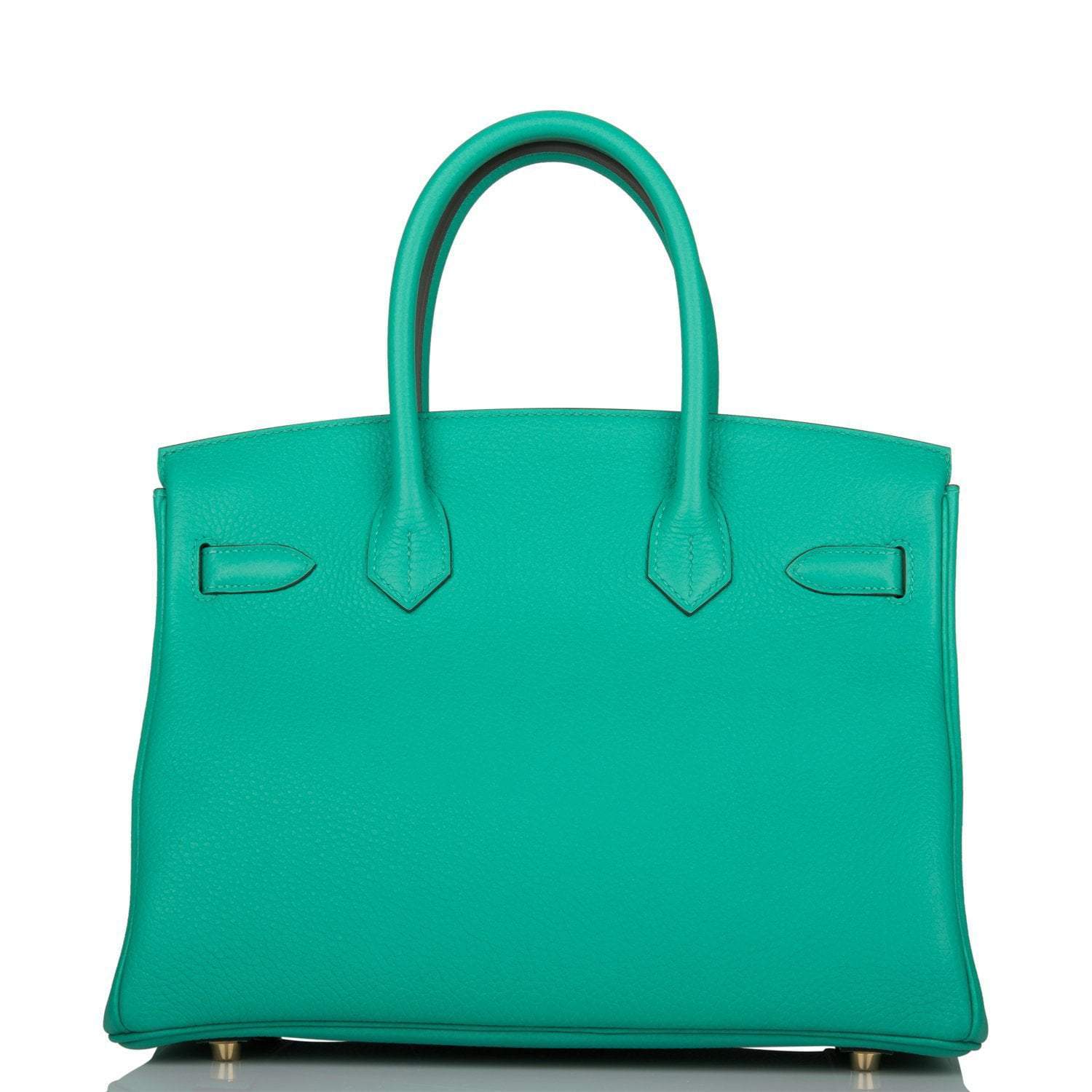 Hermes Birkin 30cm Menthe Togo Gold Hardware