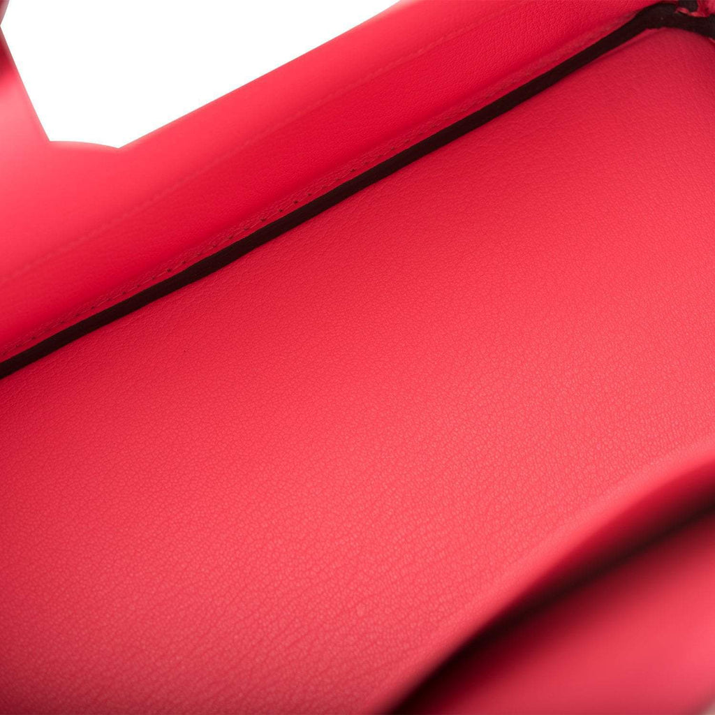 Hermes Birkin 30 Gris Mouette and Rose Azalee Epsom Permabrass Hardware