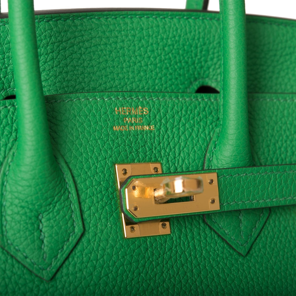 Hermes Birkin 25cm Bambou Togo Gold Hardware