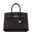 Hermes Birkin Sellier 30 Black Epsom Gold Hardware