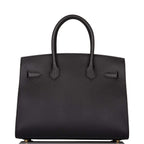 Hermes Birkin Sellier 30 Black Epsom Gold Hardware