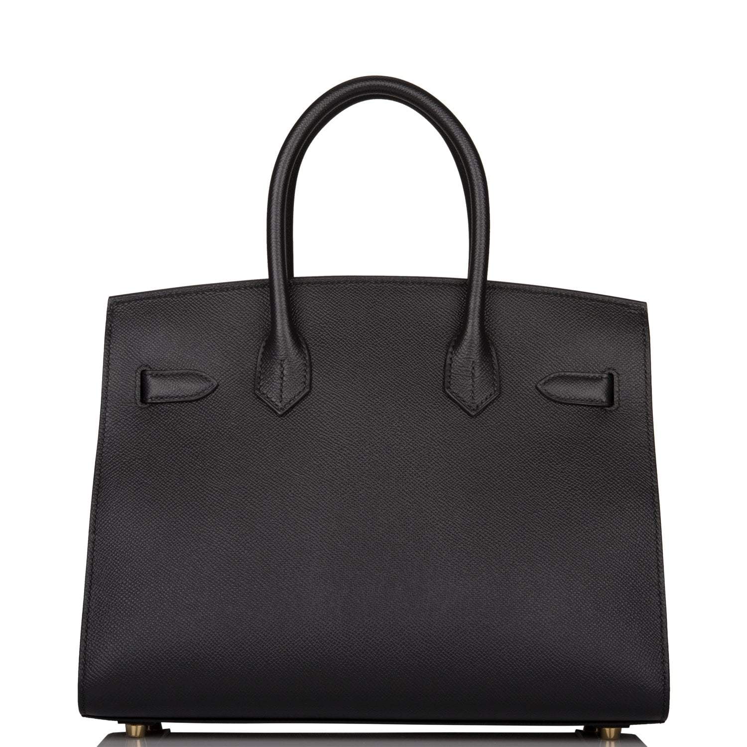 Hermes Birkin Sellier 30 Black Epsom Gold Hardware