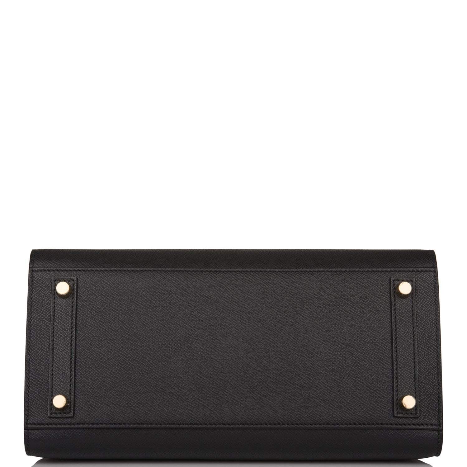 Hermes Birkin Sellier 30 Black Epsom Gold Hardware