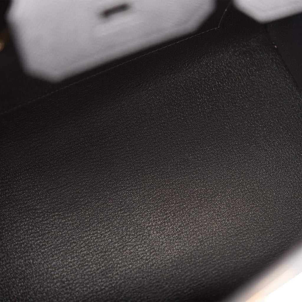 Hermes Birkin Sellier 30 Black Epsom Gold Hardware