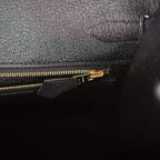 Hermes Birkin Sellier 30 Black Epsom Gold Hardware