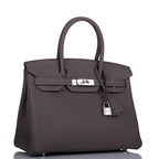 Hermes Birkin 30 Etain Togo Palladium Hardware