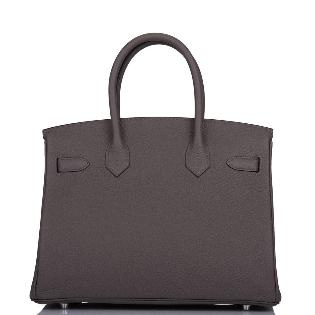 Hermes Birkin 30 Etain Togo Palladium Hardware