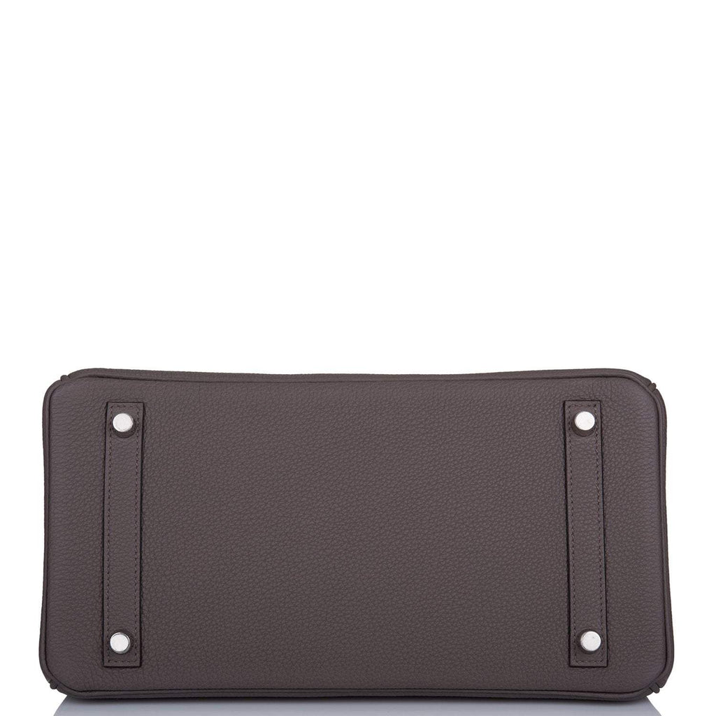 Hermes Birkin 30 Etain Togo Palladium Hardware